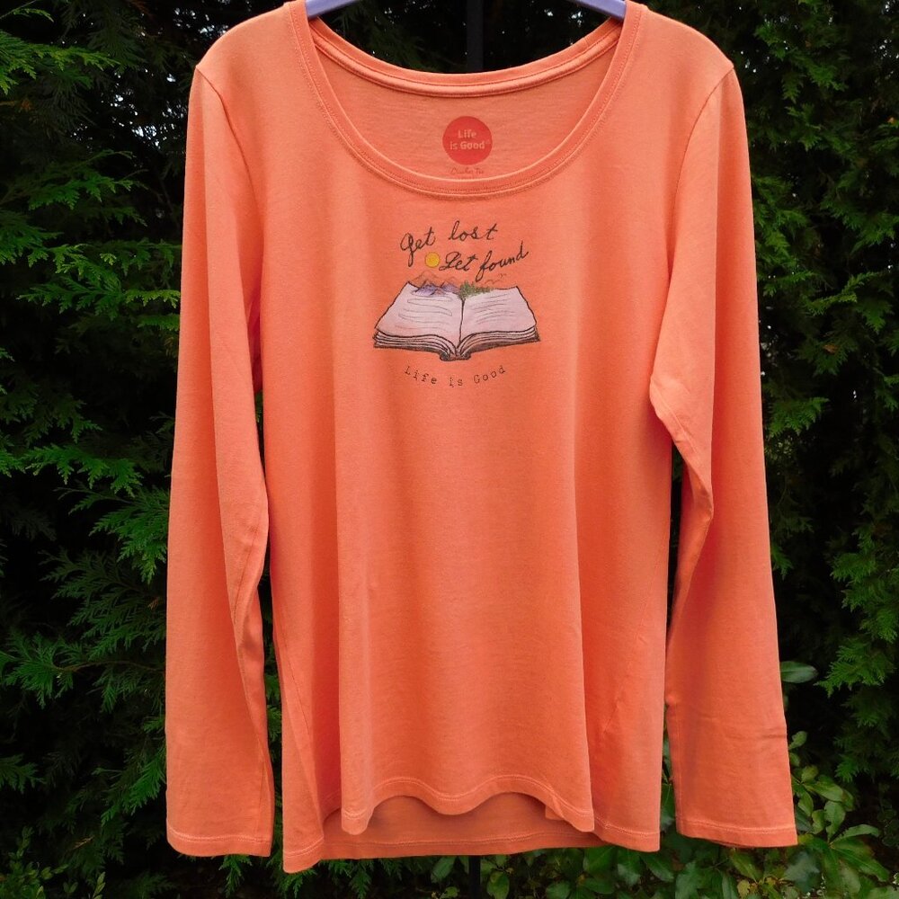 Life is Good "get lost, get found" Classic Fit Crusher Tee